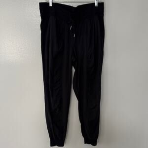 Lululemon Women's Black Jogger Pants Size 12 Exercise Workout